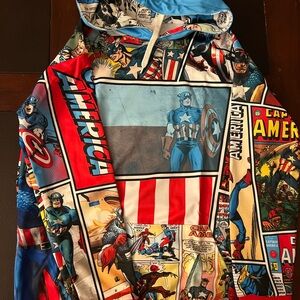 Captain America Comic Hoodie